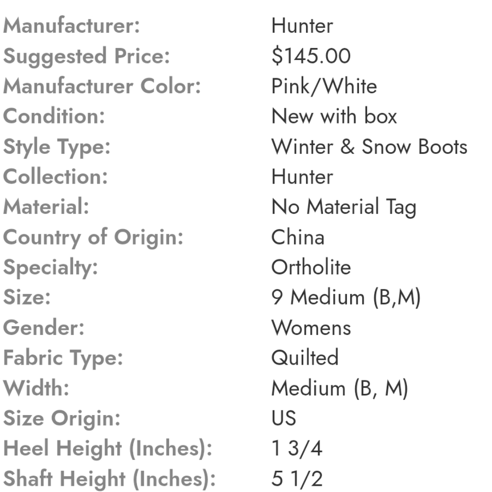 Hunter Pink Winter Boots - Picture 8 of 9